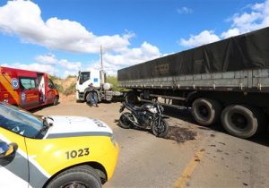 Palmeirense sofre acidente com motocicleta na PR-151