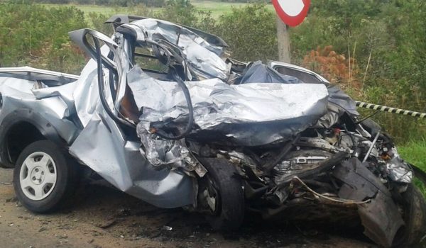 Gravíssimo acidente com morte deixa BR 277 interditada nesta manhã em Palmeira