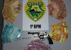 Polícia prende em flagrante suspeito de roubo em supermercado