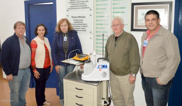Doações de equipamentos de saúde foram entregues ontem à Santa Casa