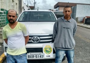 Polícia Militar de Palmeira recupera caminhonete roubada em Curitiba