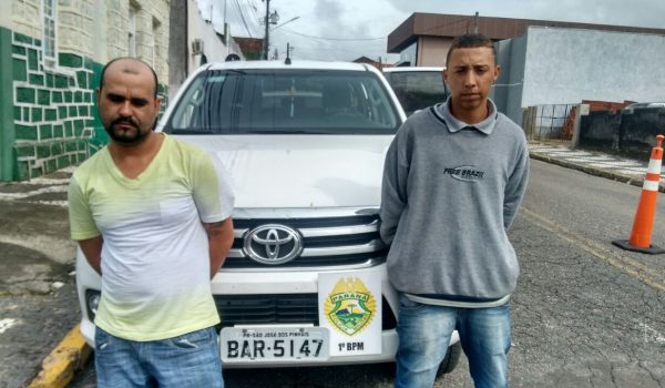 Polícia Militar de Palmeira recupera caminhonete roubada em Curitiba