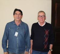 Presidente do Codetur Valter José Ramos e Vice Heraldo Gellung.