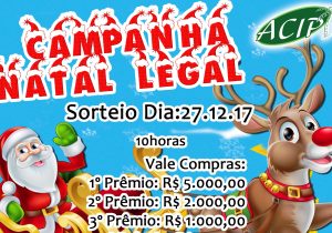 Sorteio de Natal da ACIP vai distribuir R$19,9 mil