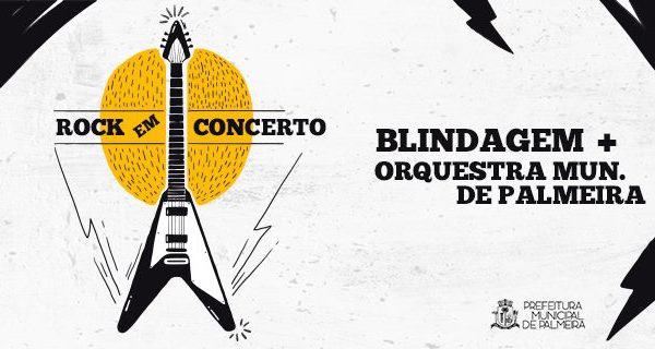 Orquestra Municipal de Palmeira e Blindagem apresentam ‘Rock em Concerto’ no sábado