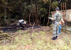 Polícia Ambiental realizou três fiscalizações em Palmeira na última segunda-feira