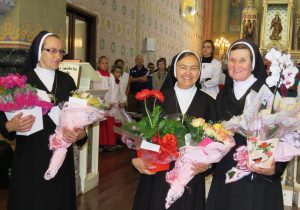 Irmãs são homenageadas em Missa de Ação de Graças