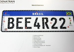 Placas do Mercosul começam a valer em 1º de setembro no Brasil