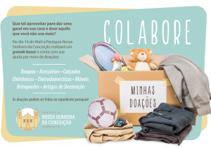 Paróquia promove bazar de variedades neste mês