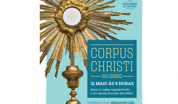 Corpus Christi em Palmeira será momento de fé e amor ao próximo