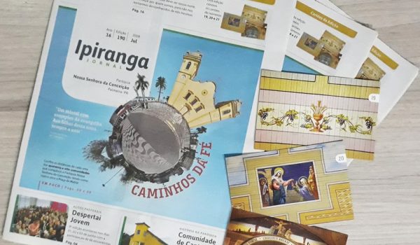 Jornal Ipiranga traz como destaque as distâncias das 48 comunidades da Paróquia