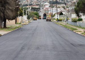 Prefeitura realiza recape em  trecho da Rua XV de Novembro