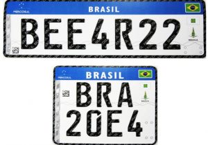 Obrigatoriedade das placas Mercosul fica para junho de 2019