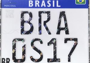 Entram em vigor as placas do modelo Mercosul no Paraná