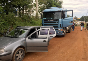 Caminhão furtado em Palmeira foi localizado em bairro de Ponta Grossa