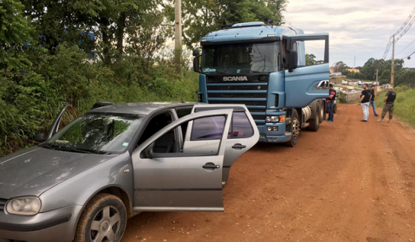 Caminhão furtado em Palmeira foi localizado em bairro de Ponta Grossa