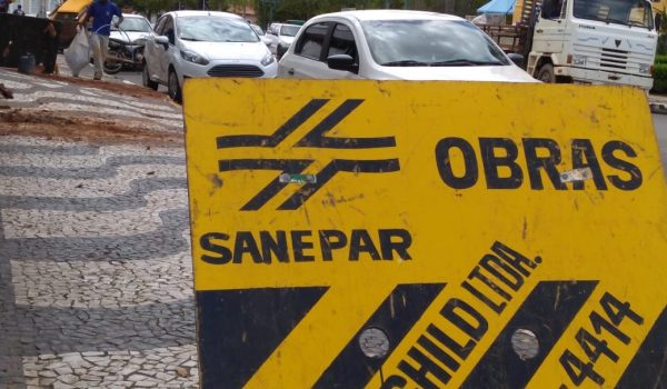 Serviços da Sanepar deixará cidade sem água no domingo (26)