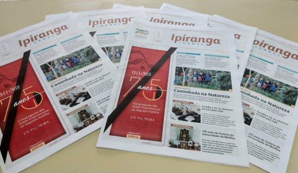 Jornal Ipiranga destaca os 75 anos das Irmãs da Sagrada Família de Maria em Palmeira