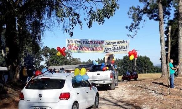 Pinheiral de Cima celebra a visita da imagem peregrina