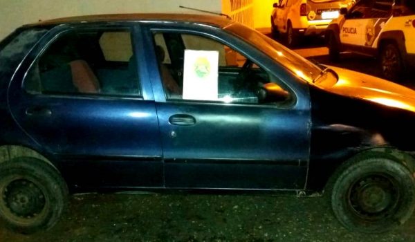 PM de Palmeira recupera veículo furtado em Ponta Grossa