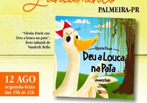 Livro Infantil de escritora palmeirense será lançado nesta segunda-feira  (12)