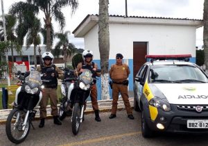 Polícia Militar de Palmeira recebe duas motocicletas