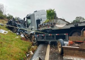 Colisão na BR 277 em Palmeira deixa três mortos