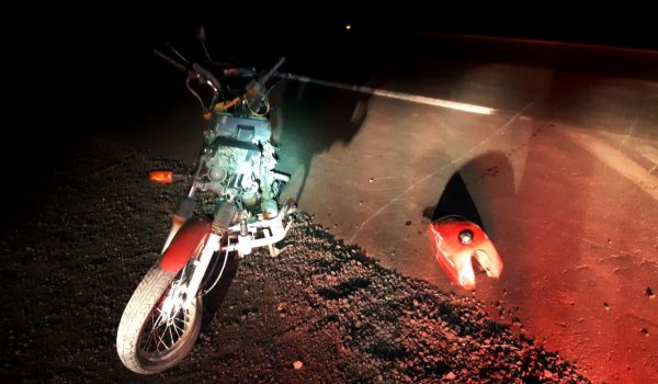 Motociclista fica ferido após acidente na BR 277 em Palmeira