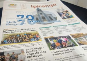 Aniversário de 70 anos da Paróquia Menino Jesus de Porto Amazonas é destaque do Jornal Ipiranga