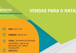 Sala do Empreendedor promove palestra sobre ‘Vendas para o Natal’