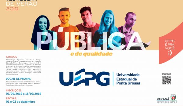 Mais de 7.400 candidatos irão concorrer ao Vestibular de Verão da UEPG