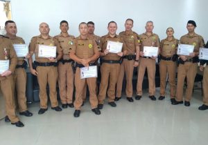 Policiais de Palmeira são homenageados pelo 28° Batalhão da Lapa