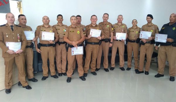 Policiais de Palmeira são homenageados pelo 28° Batalhão da Lapa