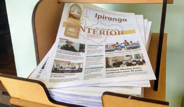 Fé do povo palmeirense através da simplicidade é o destaque do Jornal Ipiranga de dezembro