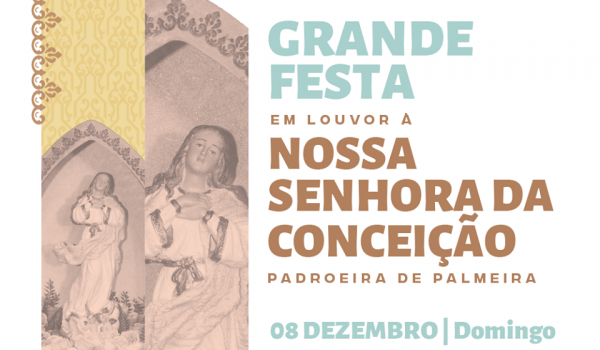 Paróquia celebra padroeira de Palmeira neste domingo (08)