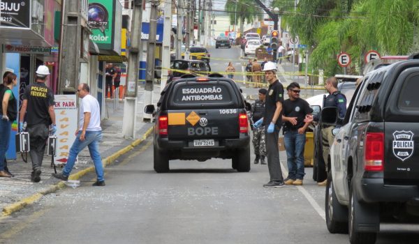 Polícia Federal coleta DNA de suspeitos de roubos a bancos no Paraná, inclusive Palmeira