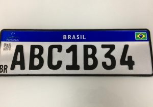 Placas Mercosul serão obrigatórias a partir de sexta-feira (31)