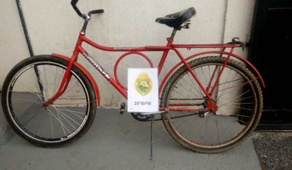 Através de anúncio de venda em rede social polícia recupera bicicleta furtada