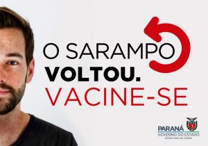 Campanha incentiva a vacinação contra o Sarampo