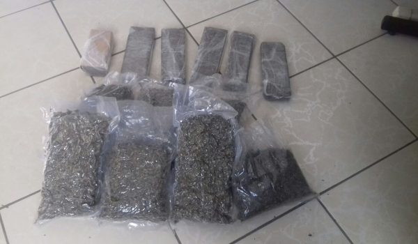 Com apoio da Polícia Militar, PRF apreende  11,2 Kg de maconha na BR 277 em Palmeira