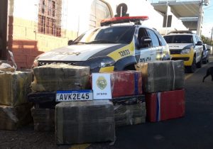 Polícia Militar de Palmeira apreende cerca de 400 quilos de maconha