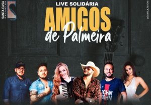 Live Solidária em prol da Santa Casa de Palmeira acontece nesta segunda-feira (15)