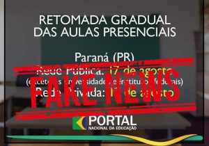 Data de retorno às aulas presenciais não está definida