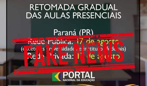 Data de retorno às aulas presenciais não está definida
