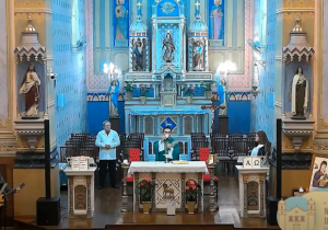 Paróquia de Palmeira oferece novidades nas transmissões de missas pela internet