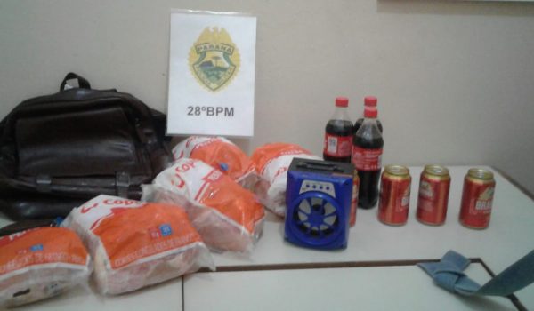 Polícia Militar recupera produtos furtados de restaurante