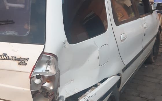 Automóvel com placa de Palmeira se envolve em acidente em Prudentópolis
