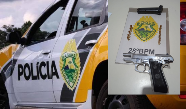 Durante patrulhamento, Polícia apreende arma ilegal