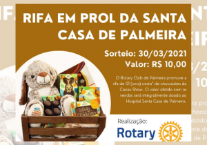 Rotary promove rifa em prol da Santa Casa