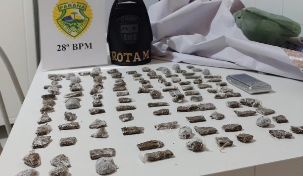 Polícia Militar realiza apreensão de drogas em Porto Amazonas